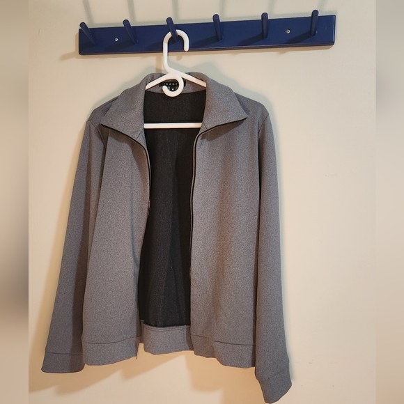 Theory Gray Zip Up Medium - Picture 5 of 6